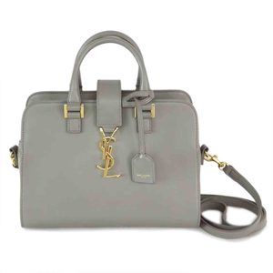 Saint Laurent Shoulder Bag Cabas Gray